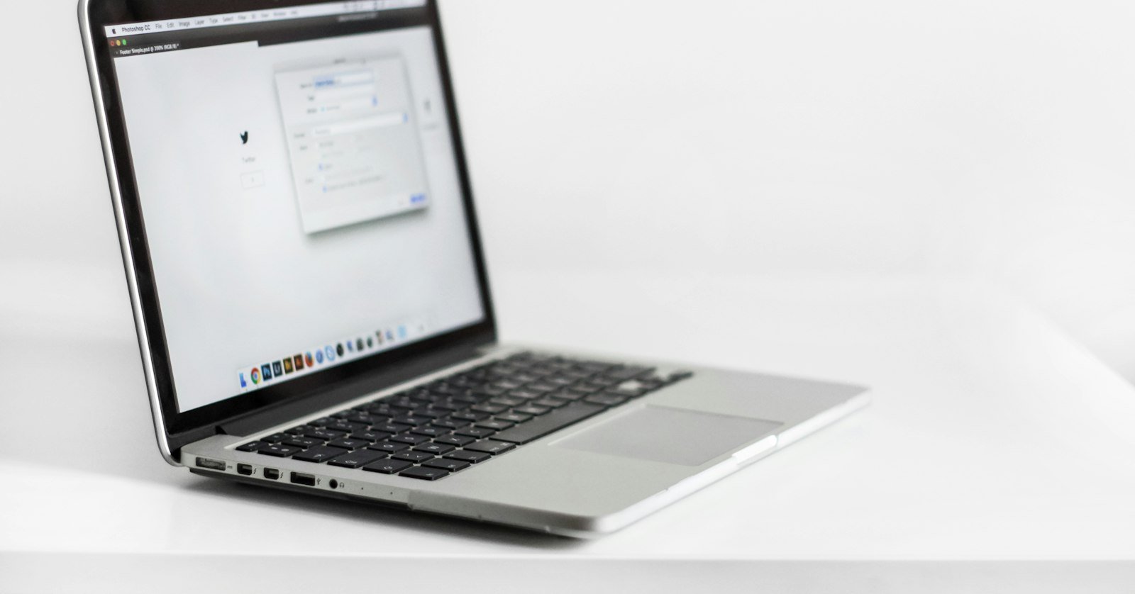 A browser window open on a laptop screen.
