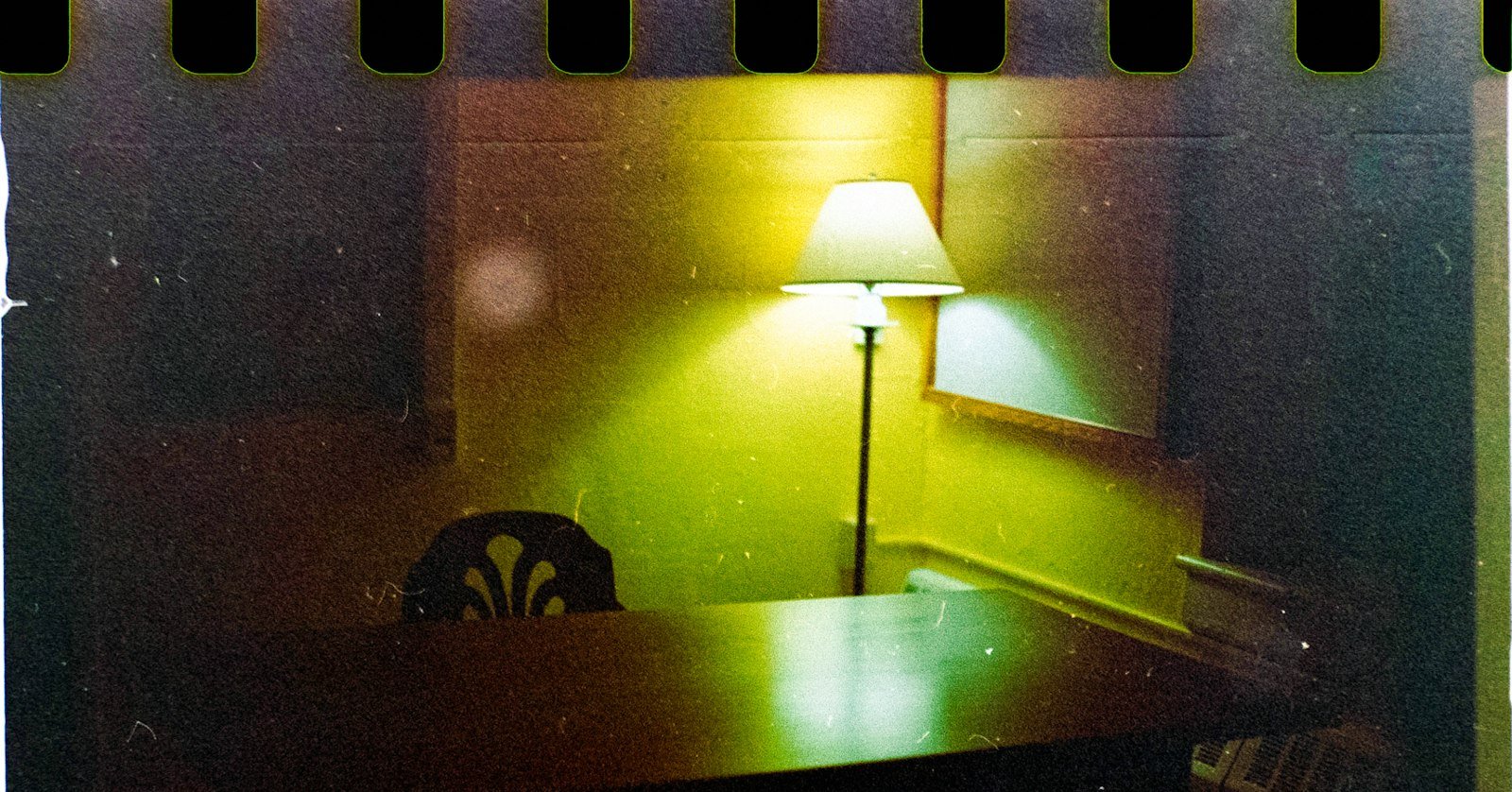 A code editor open on a monitor in a dim room.