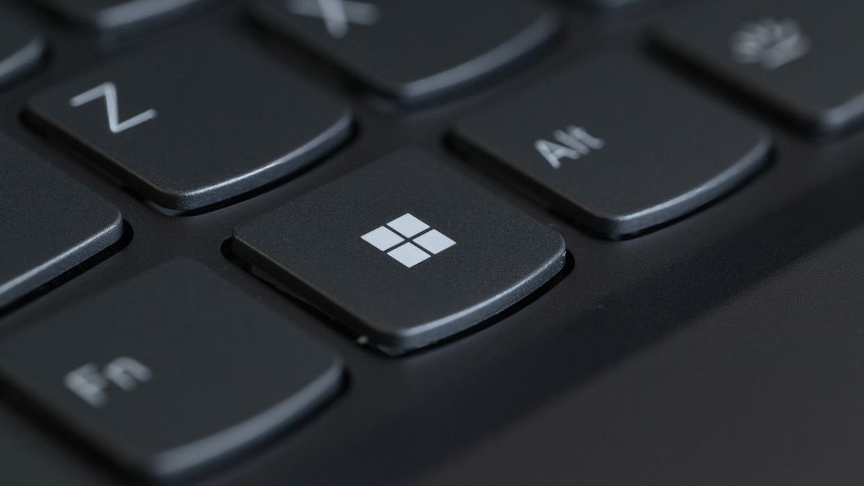 A close-up of keys on a keyboard.