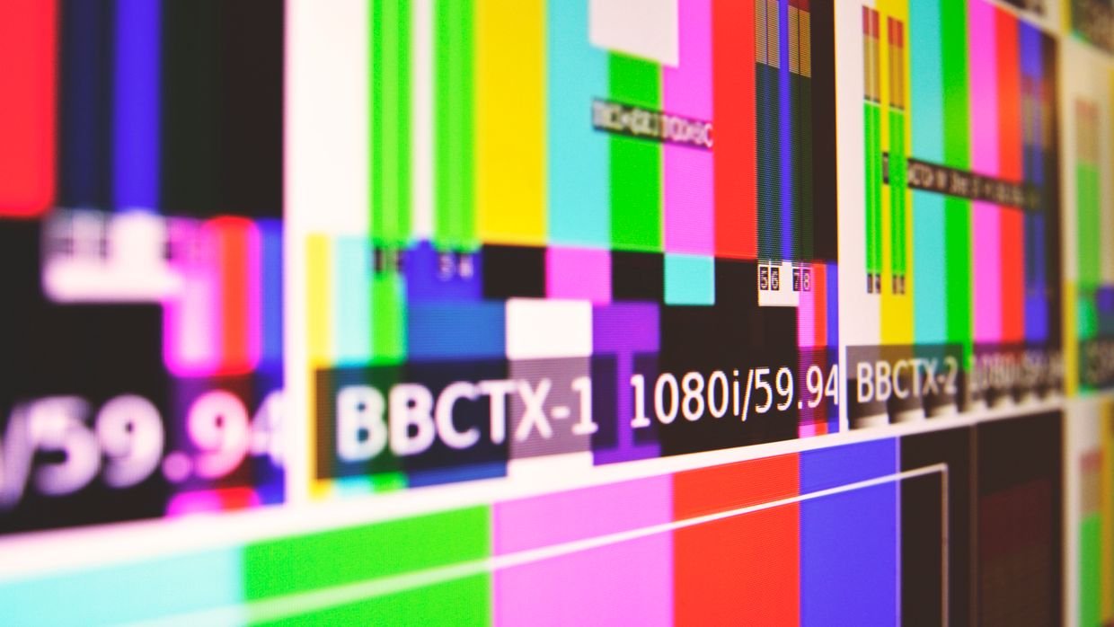 A video player progress bar on screen.