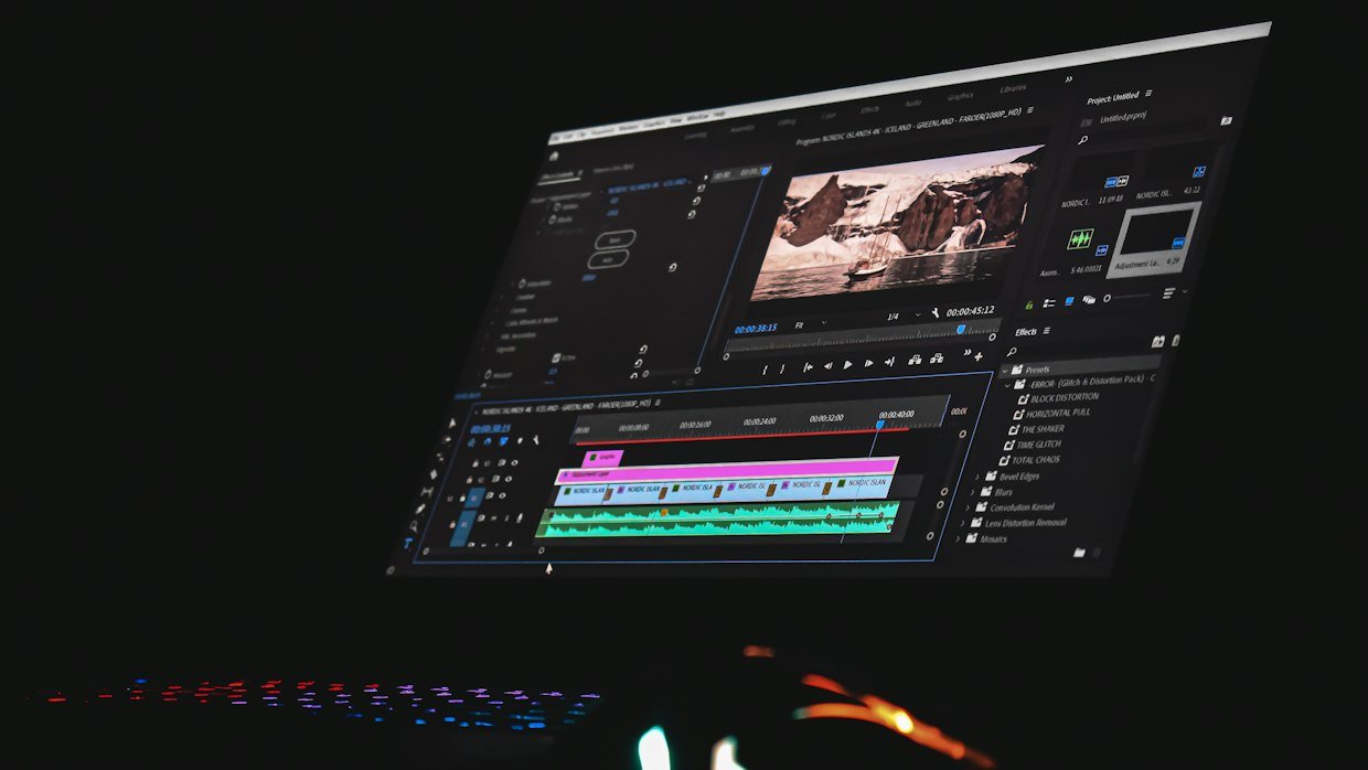 A video timeline on screen, for timestamp links that open a video at the right second.