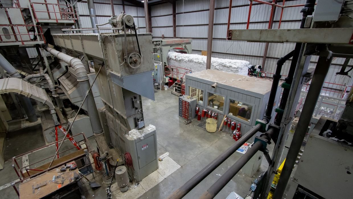 A wide view across a workshop.