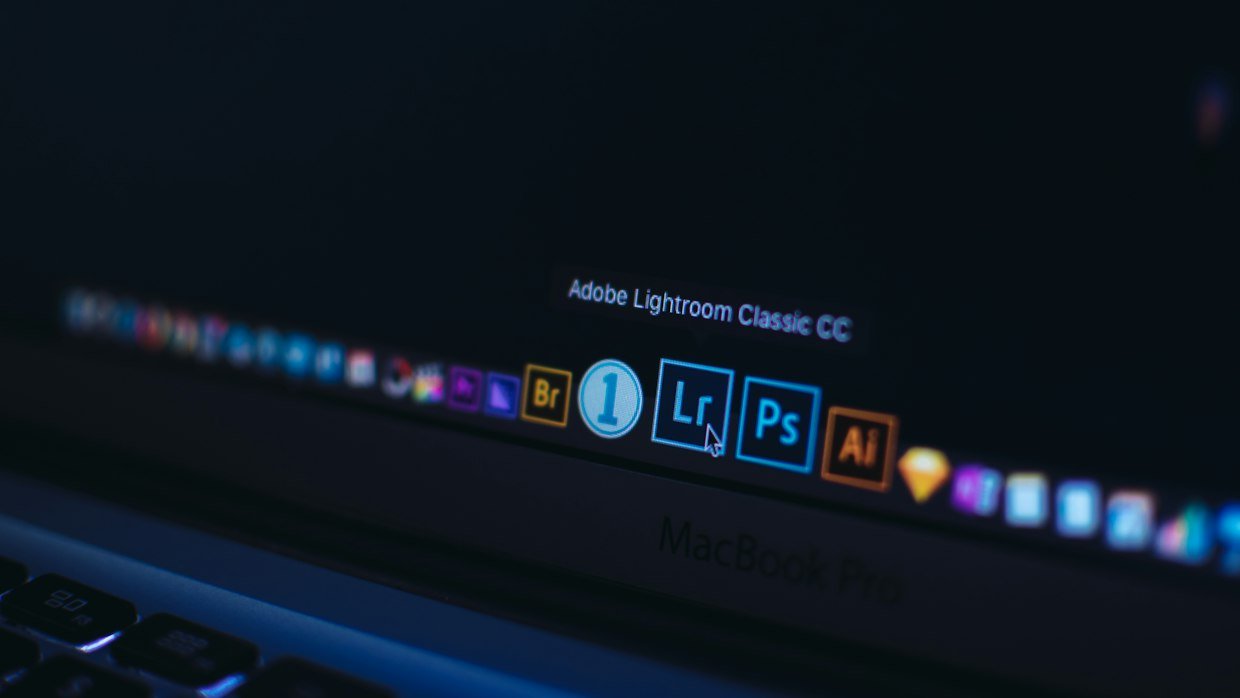 A laptop browser with the address bar in focus, as when copying a YouTube link.