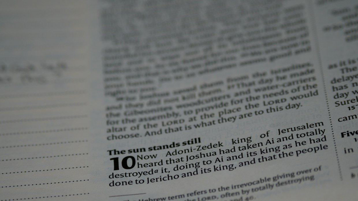 Proofreading marks made on printed text.