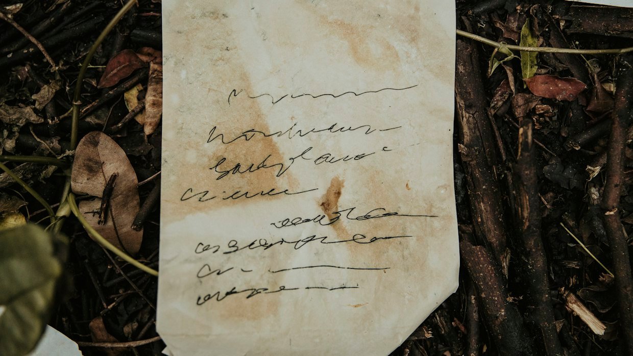 Faded handwriting on aged paper.